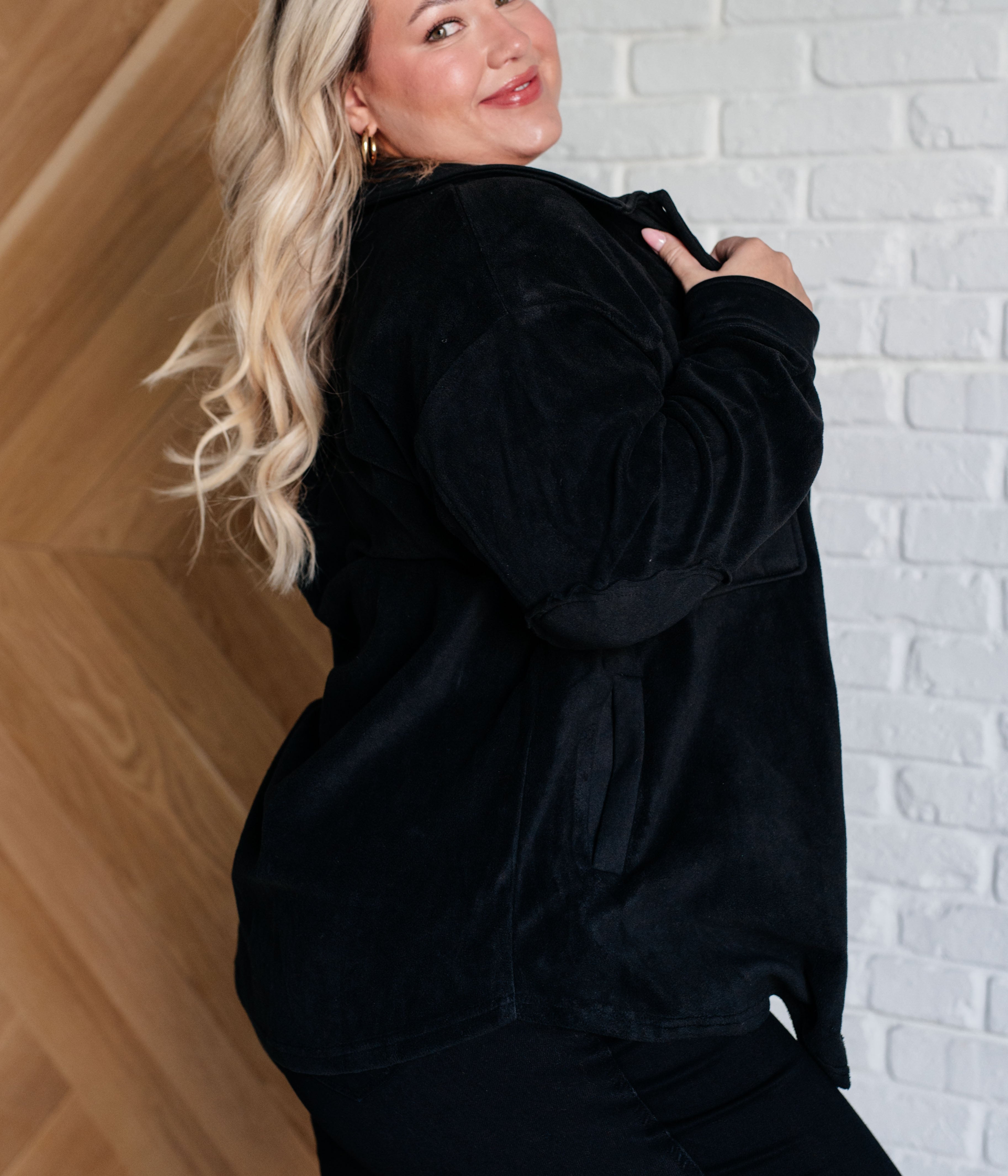 Fantastic in Fleece Jacket in Black Layers Ave Shops- Tilden Co.