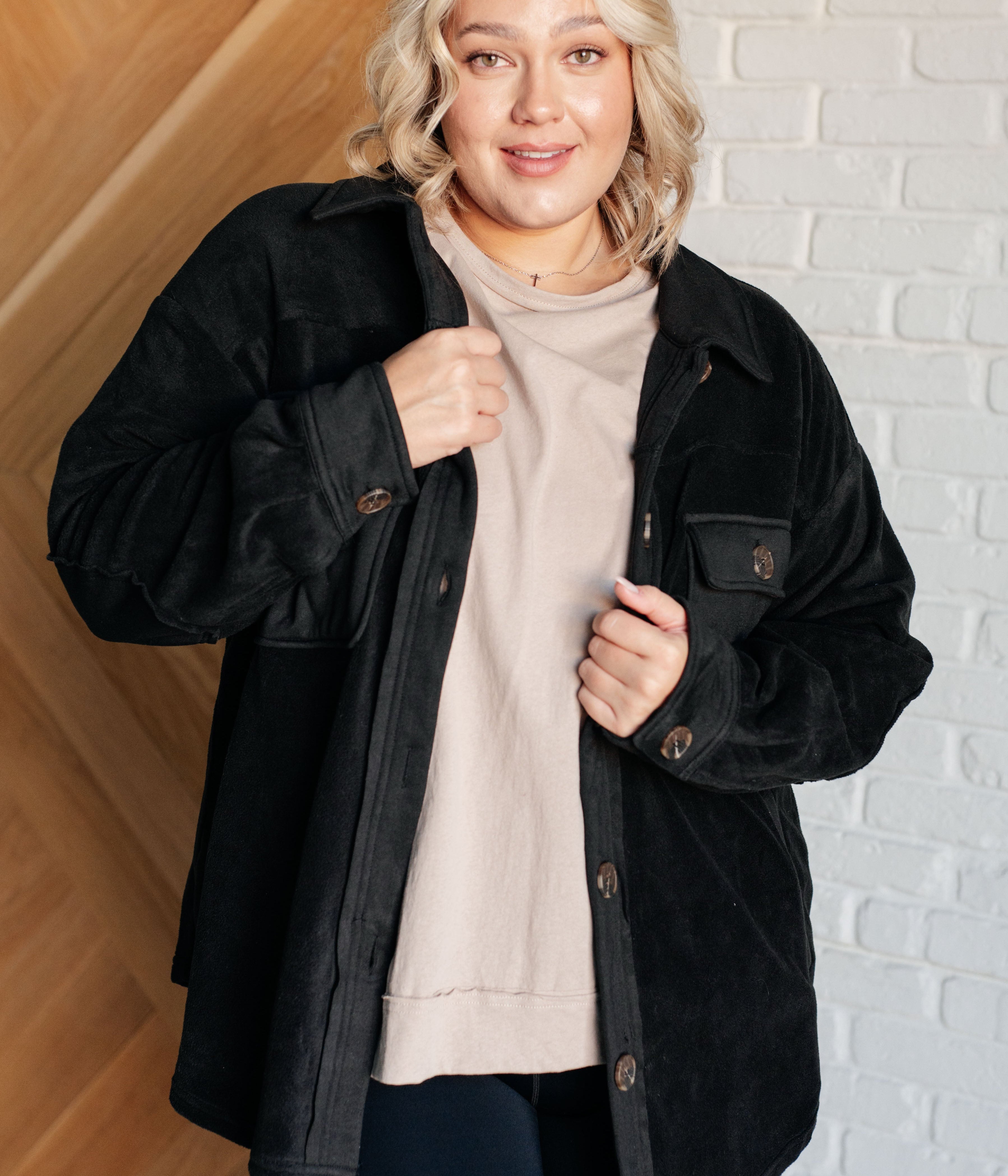 Fantastic in Fleece Jacket in Black Layers Ave Shops- Tilden Co.