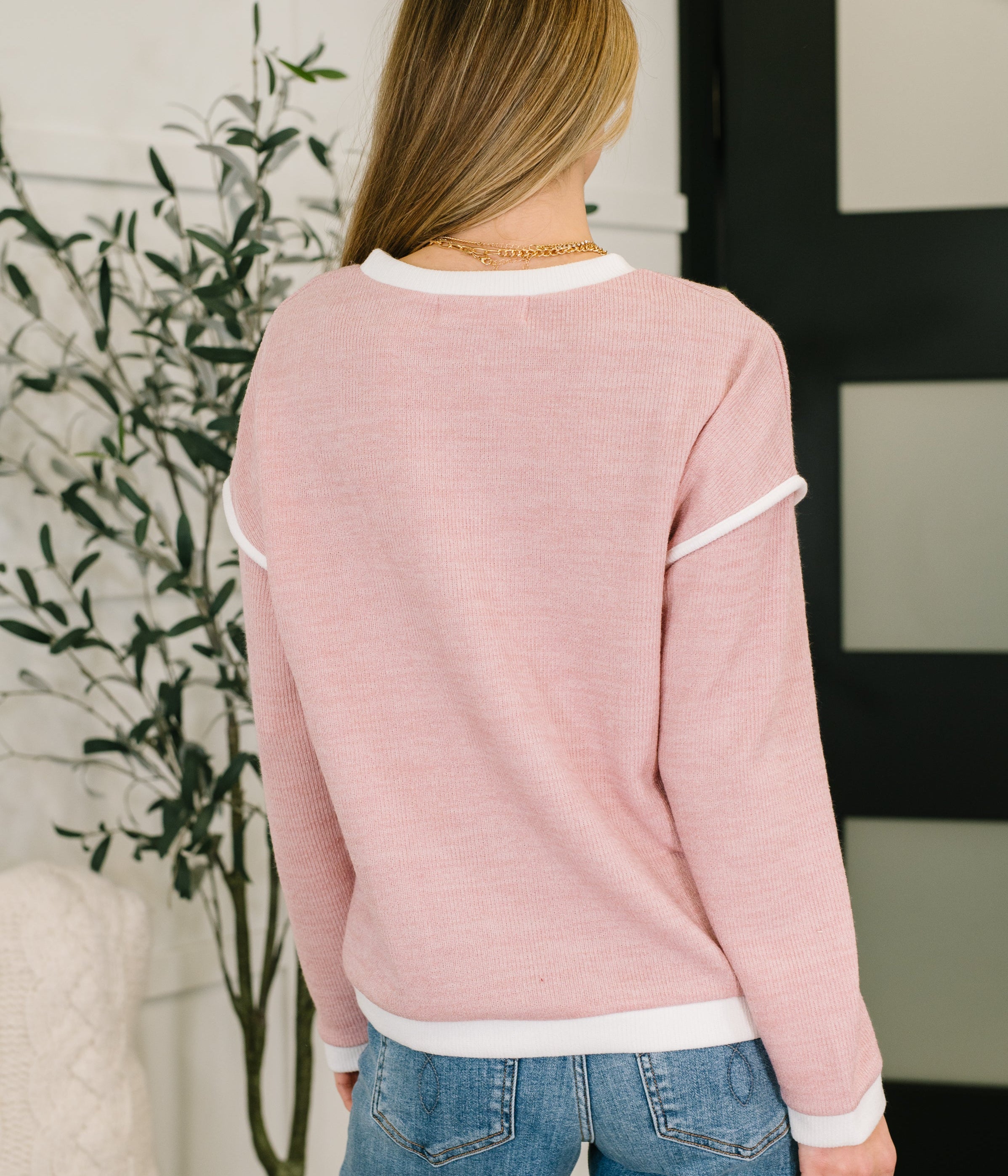 Feeling Restless Textured Drop Shoulder Top Womens Ave Shops- Tilden Co.