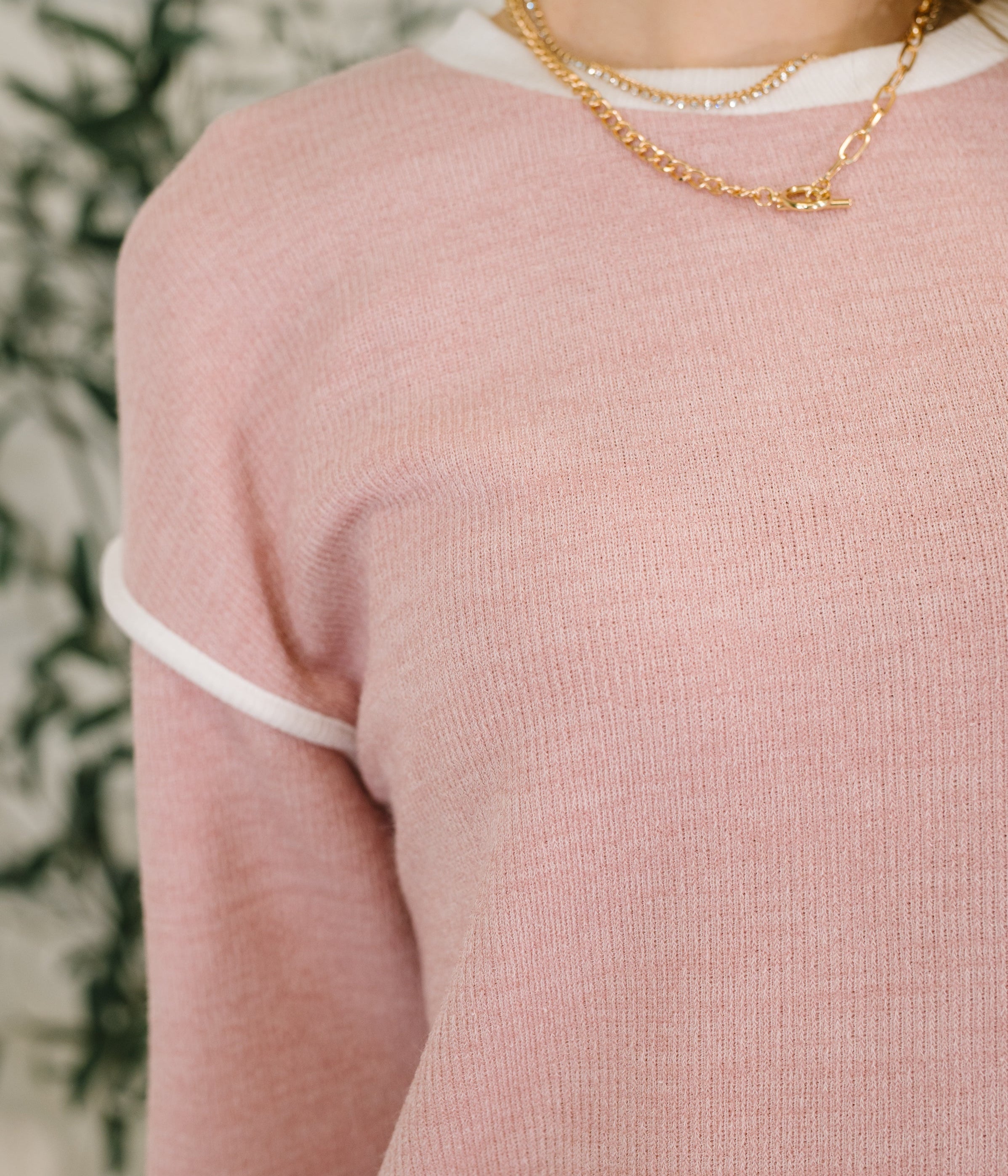 Feeling Restless Textured Drop Shoulder Top Womens Ave Shops- Tilden Co.