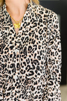 Fiercely Feminine Leopard Print Maxi Dress Womens Ave Shops- Tilden Co.