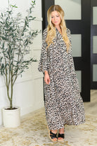 Fiercely Feminine Leopard Print Maxi Dress Womens Ave Shops- Tilden Co.