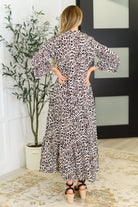 Fiercely Feminine Leopard Print Maxi Dress Womens Ave Shops- Tilden Co.