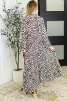 Fiercely Feminine Leopard Print Maxi Dress Womens Ave Shops- Tilden Co.