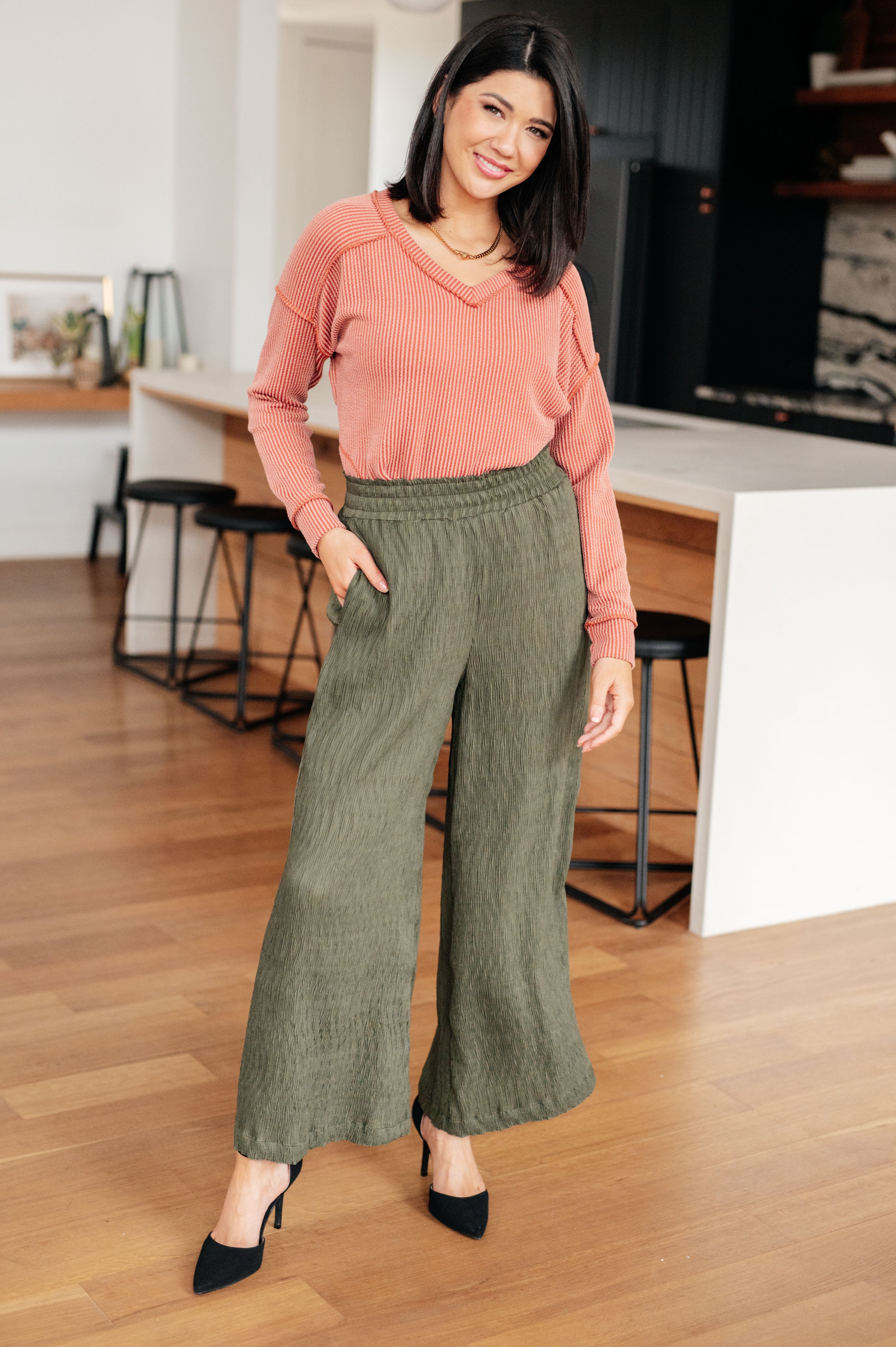 First and Foremost Rib Knit Top Tops Ave Shops- Tilden Co.