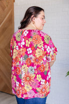 Flit About Floral Top in Pink Tops Ave Shops- Tilden Co.