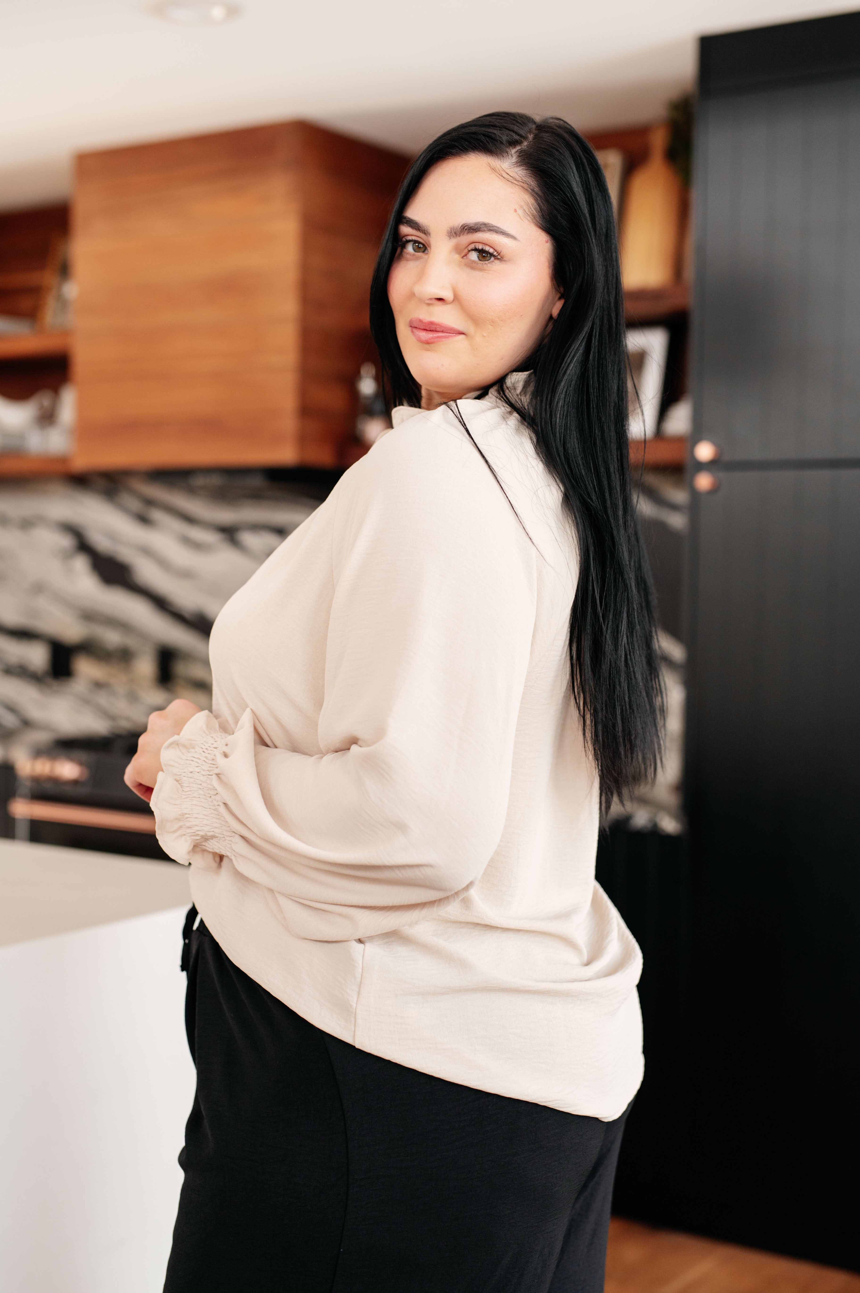 For You I Do Button Up Blouse Tops Ave Shops- Tilden Co.