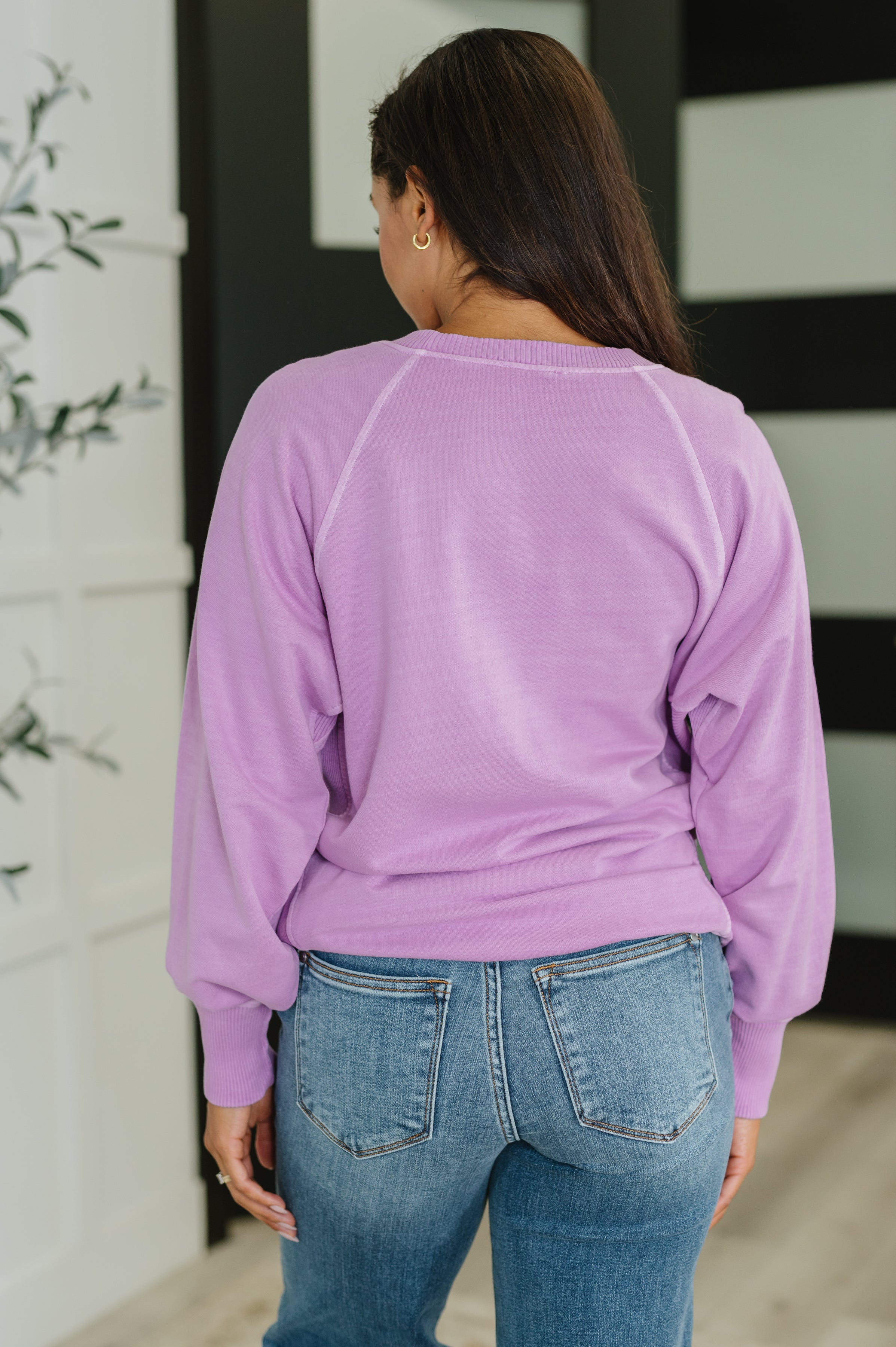 For the Experience Relaxed Pullover in Lavender Womens Ave Shops- Tilden Co.