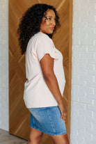 Frequently Asked Questions V-Neck Top in Blush Tops Ave Shops- Tilden Co.
