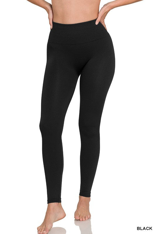 Sweet Steppin' High Waist Leggings in Black Womens Ave Shops- Tilden Co.