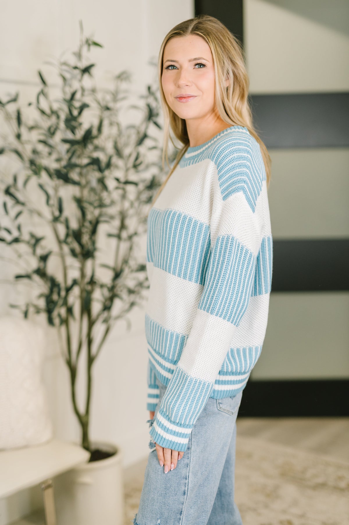 Frosted Snuggle Textured Knit Pullover Womens Ave Shops- Tilden Co.