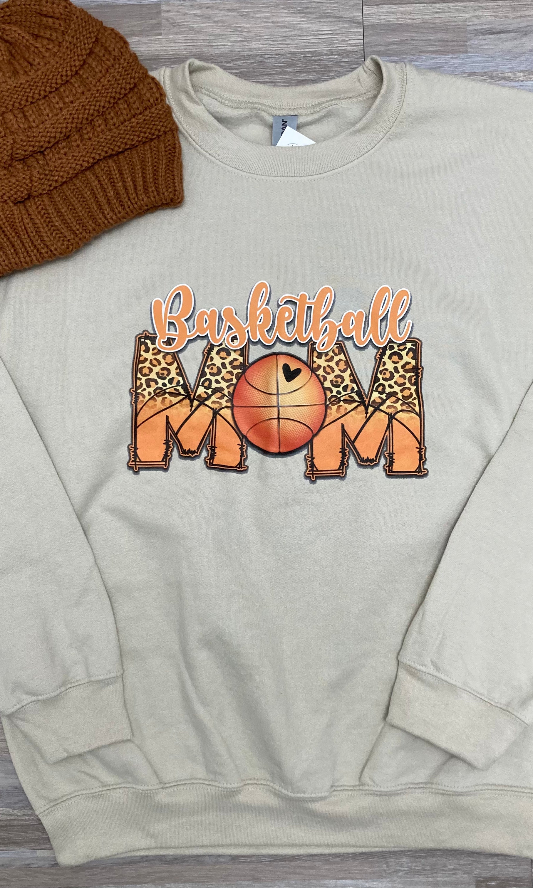 Basketball Mom Crewneck Sweatshirt     Daydreamer Creations- Tilden Co.