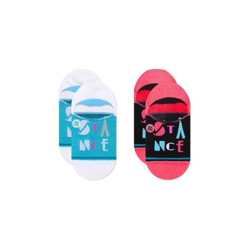 Stance X Wade Men's Striped Mod No Show Socks 2 Pack No Show Socks Stance- Tilden Co.