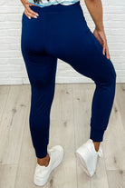 Giving the Run Around Joggers in Navy Womens Ave Shops- Tilden Co.