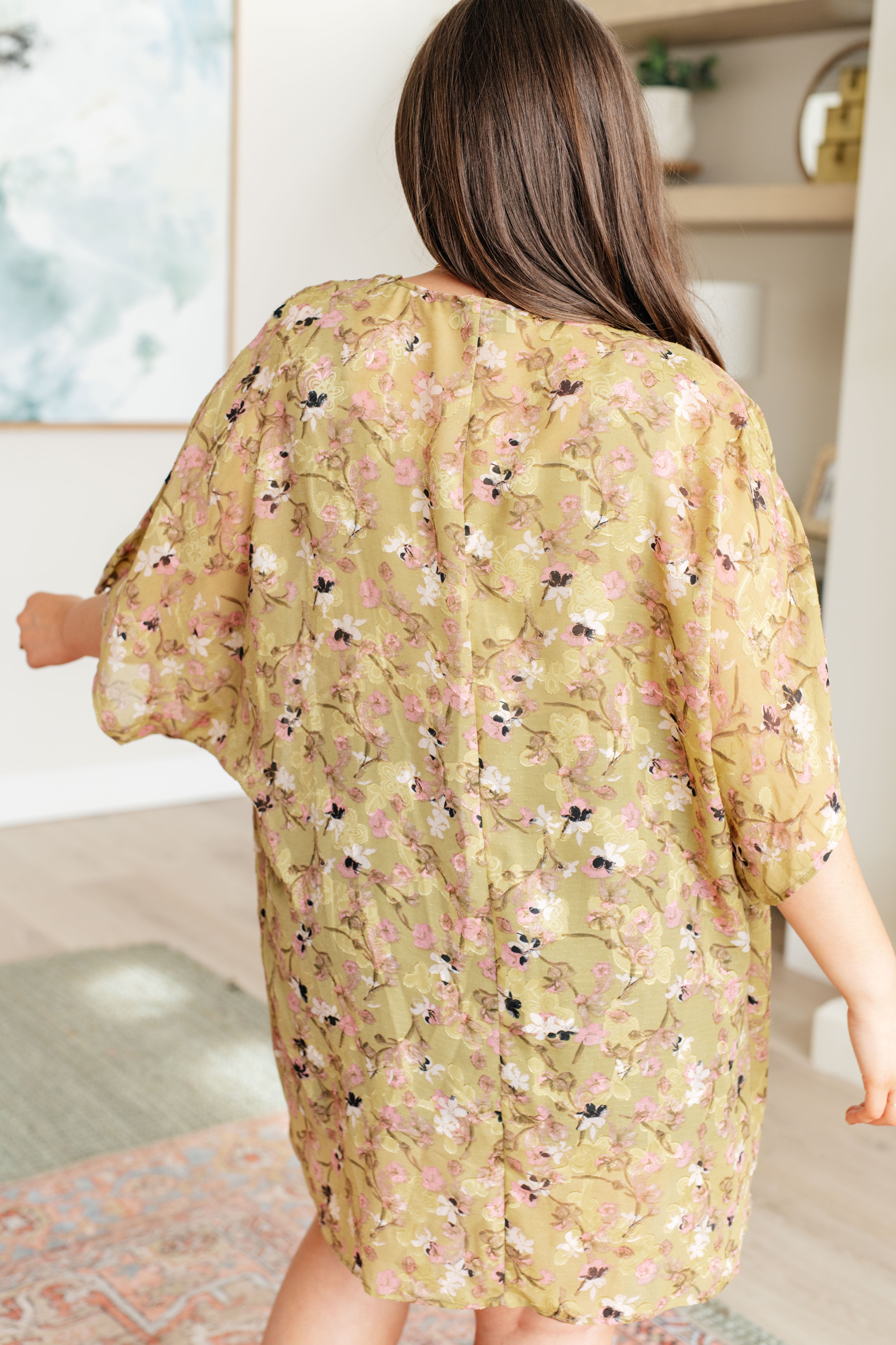 Go Anywhere Floral Kimono Layers Ave Shops- Tilden Co.