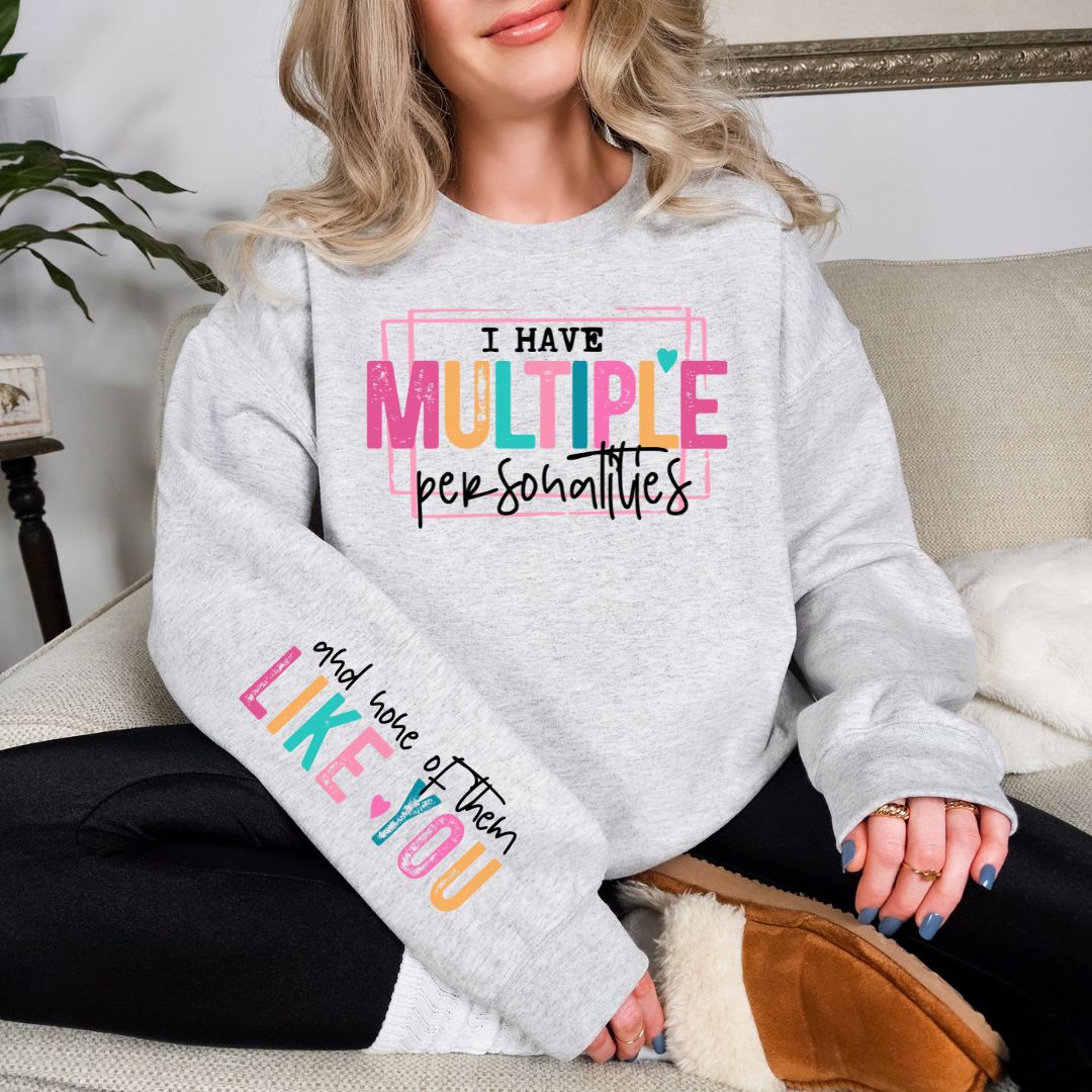 Multiple Personalities Sweatshirt in Three Colors Preorder Ave Shops- Tilden Co.