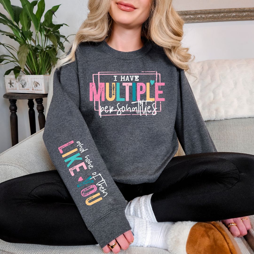 Multiple Personalities Sweatshirt in Three Colors Preorder Ave Shops- Tilden Co.