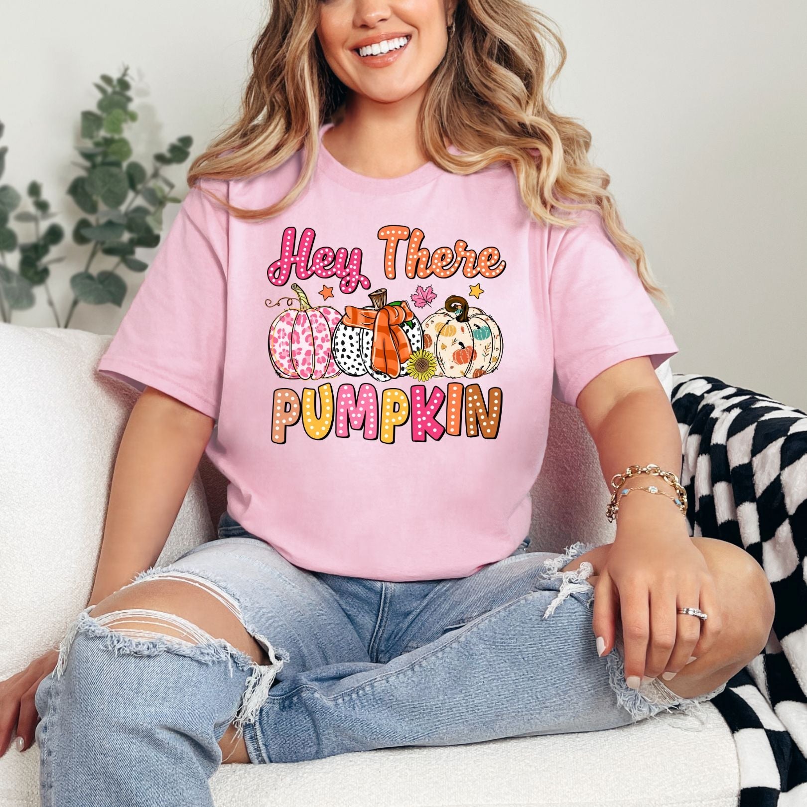 Hey There Pumpkin Graphic Tee Womens Ave Shops- Tilden Co.