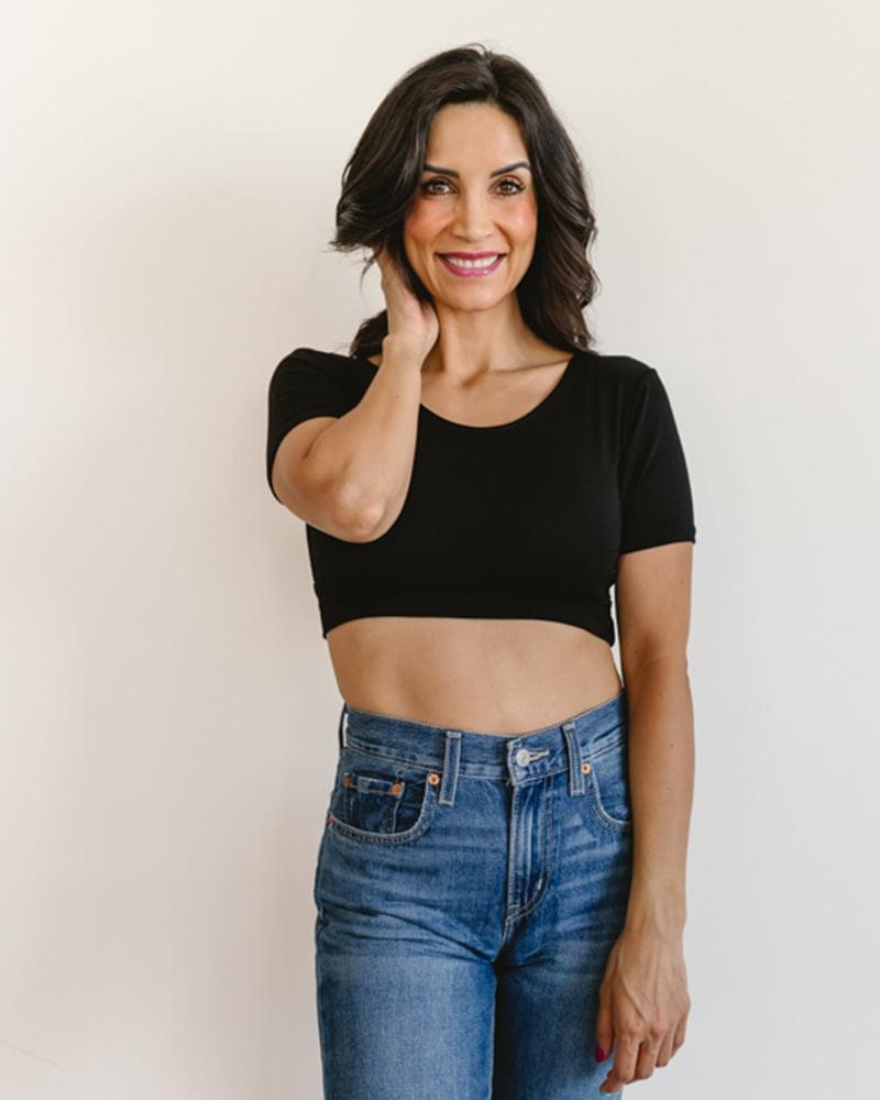 Classic Boyfriend Halftee Layering Top HALFTEE Layering Fashions- Tilden Co.