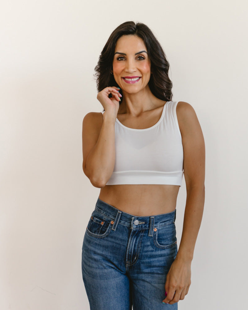 Classic Wide Strap Tank Halftee Tank HALFTEE Layering Fashions- Tilden Co.