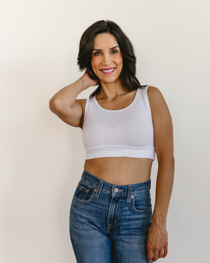 Classic Wide Strap Tank Halftee Tank HALFTEE Layering Fashions- Tilden Co.