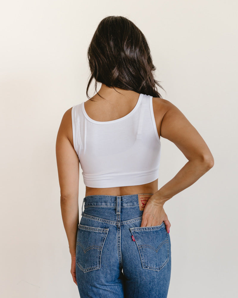 Classic Wide Strap Tank Halftee Tank HALFTEE Layering Fashions- Tilden Co.