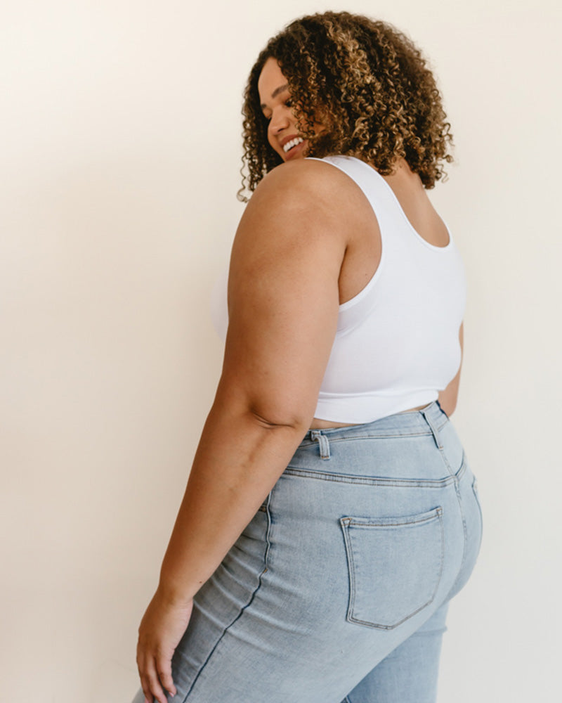 Classic Wide Strap Tank Halftee Tank HALFTEE Layering Fashions- Tilden Co.