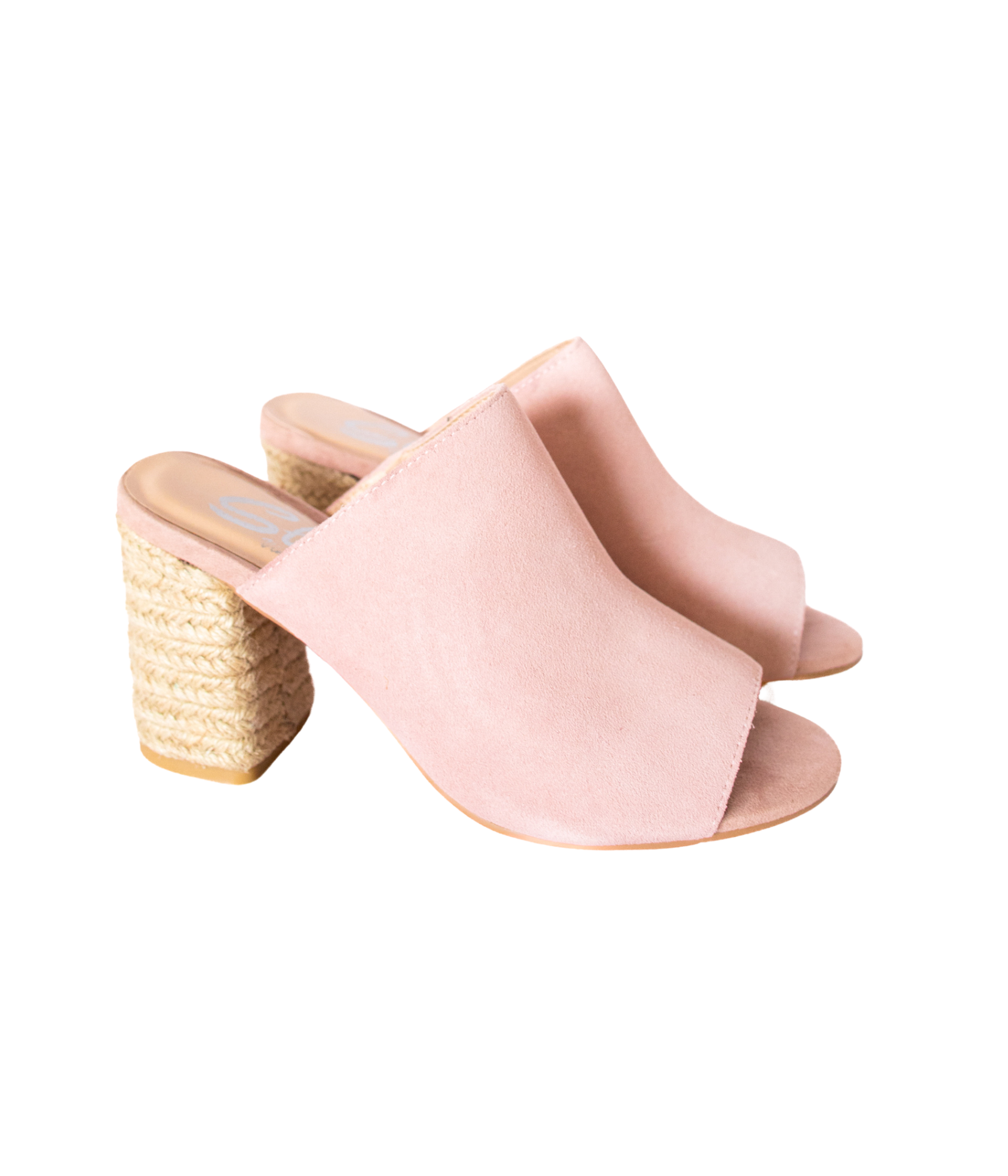 Helena Heeled Sandal in Blush Suede Shoes Ave Shops- Tilden Co.