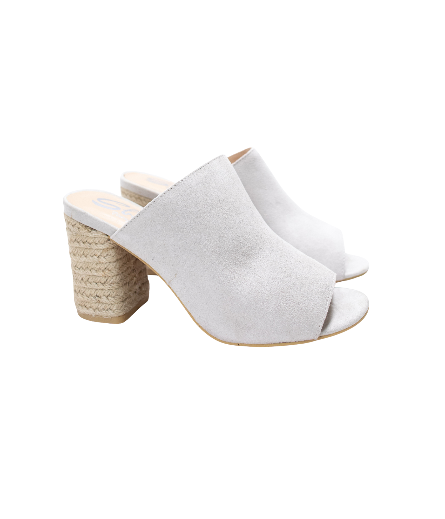 Helena Heeled Sandal in Ice Suede Shoes Ave Shops- Tilden Co.