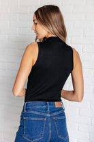 Higher and Higher Ribbed Zip Up Bodysuit Bodysuits Ave Shops- Tilden Co.