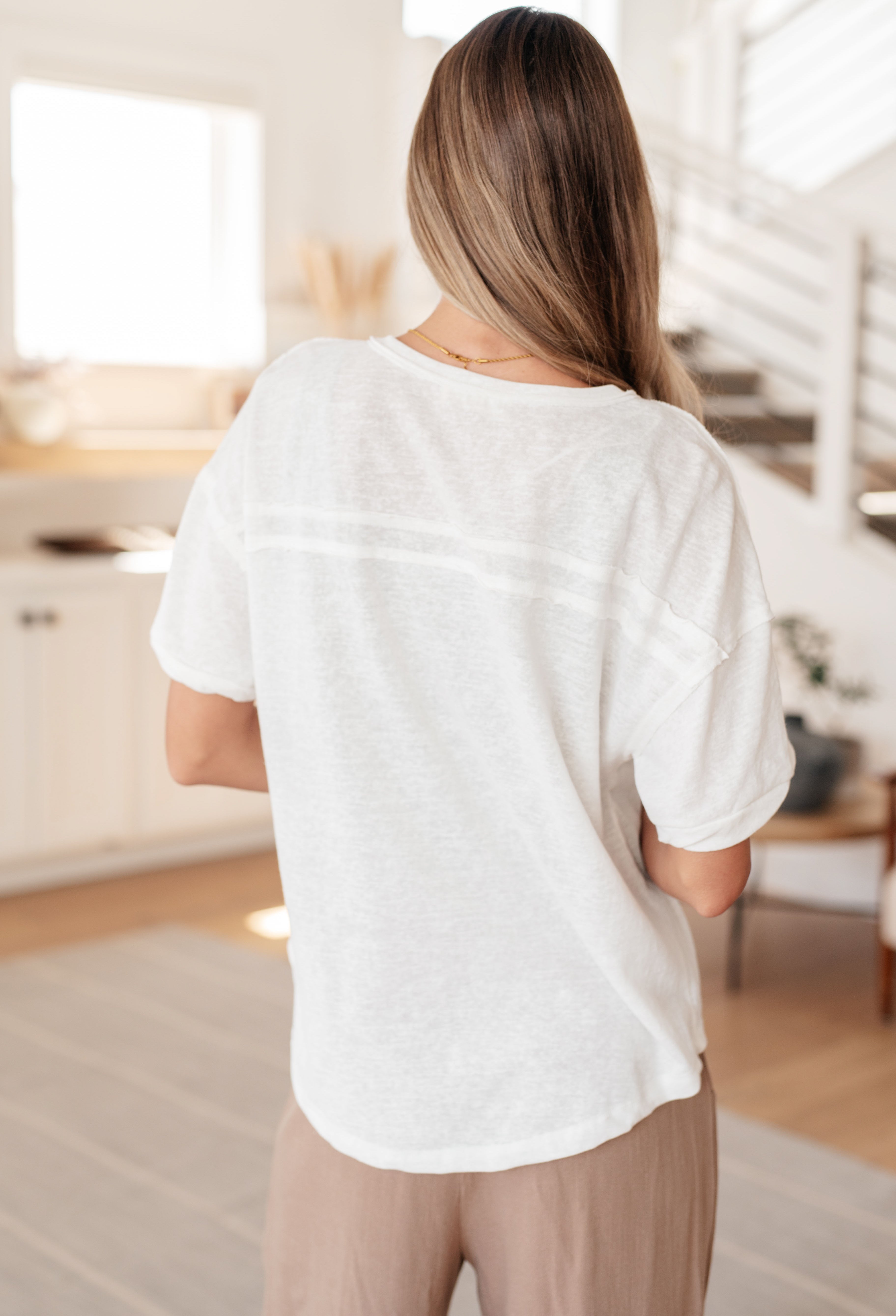 Hipster Henley Top Tops Ave Shops- Tilden Co.