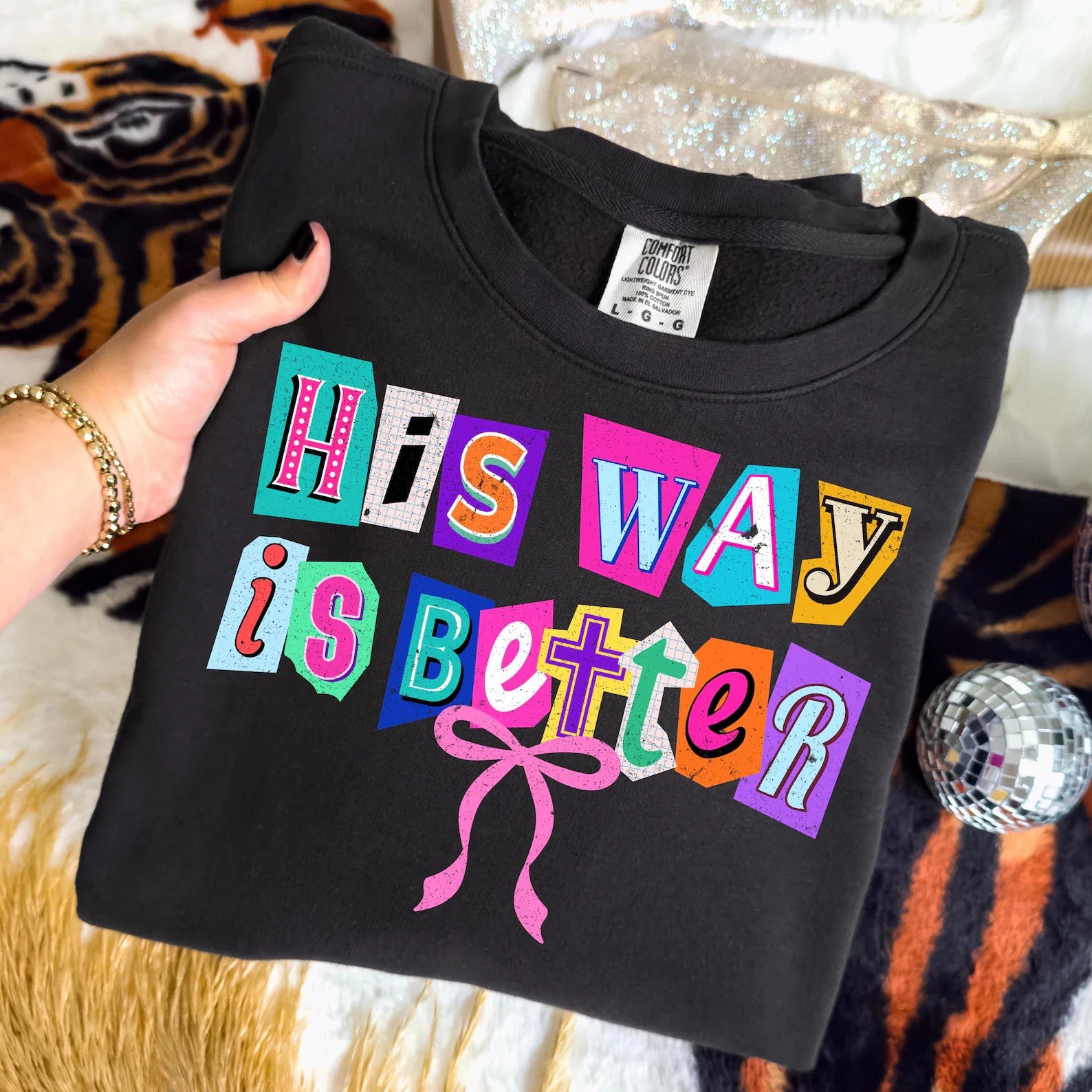 His Way is Better Graphic Tee and Sweatshirt Womens Ave Shops- Tilden Co.