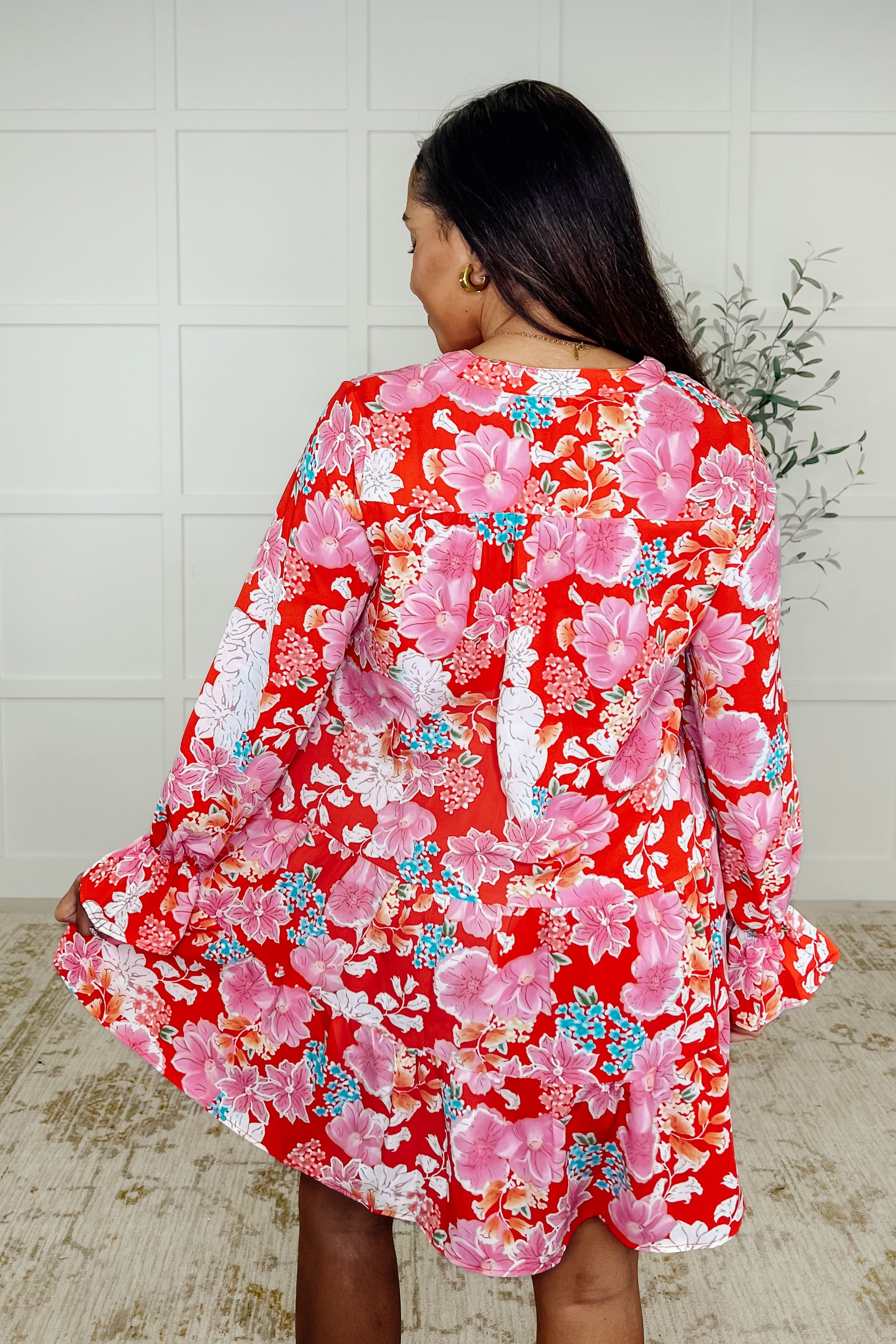 Hold Out for More Print Dress Womens Ave Shops- Tilden Co.