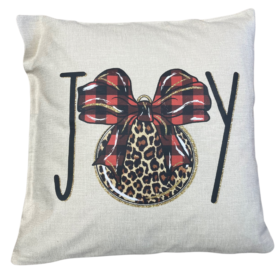 Christmas Décor Pillows Joy Joy Daydreamer Creations- Tilden Co.