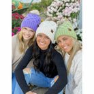 Bobble Knit Fur Pom Beanie    beanie CC Brand Beanies- Tilden Co.
