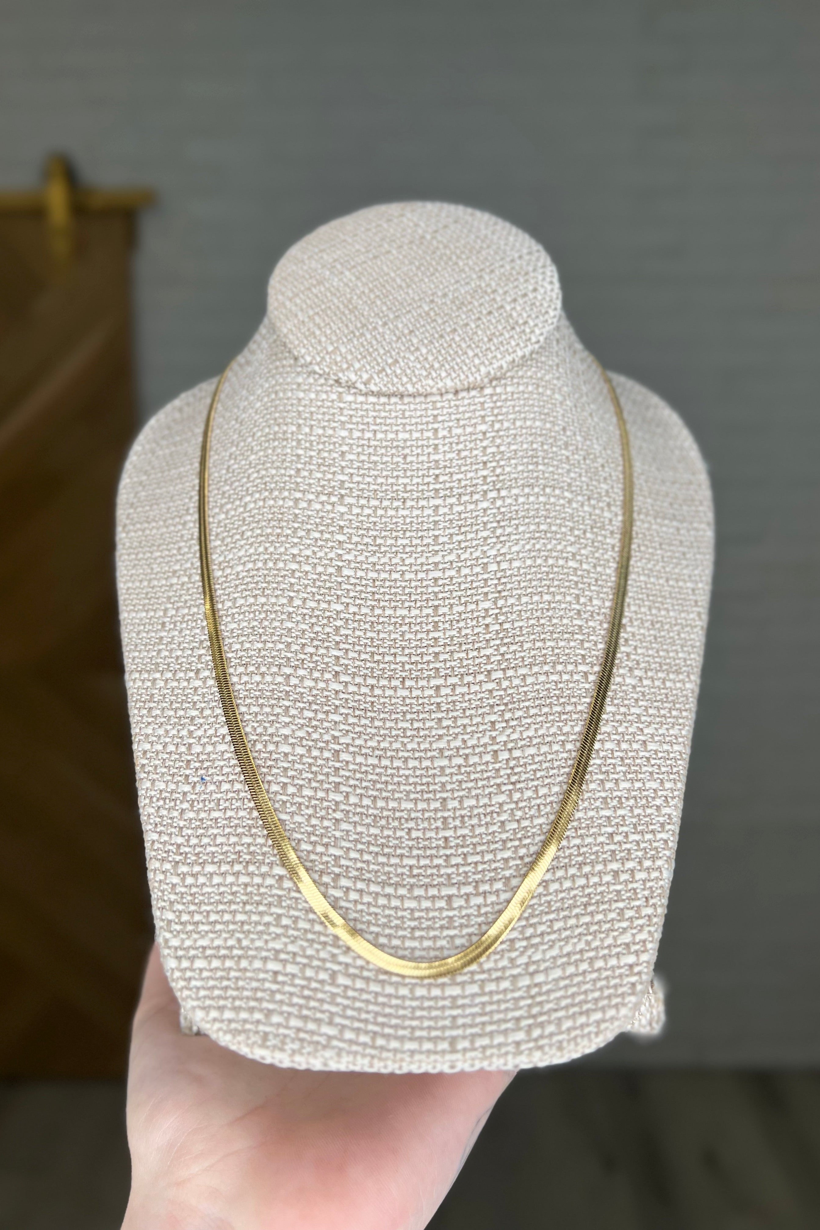 Sheer Perfection Snake Chain Necklace Accessories Ave Shops- Tilden Co.