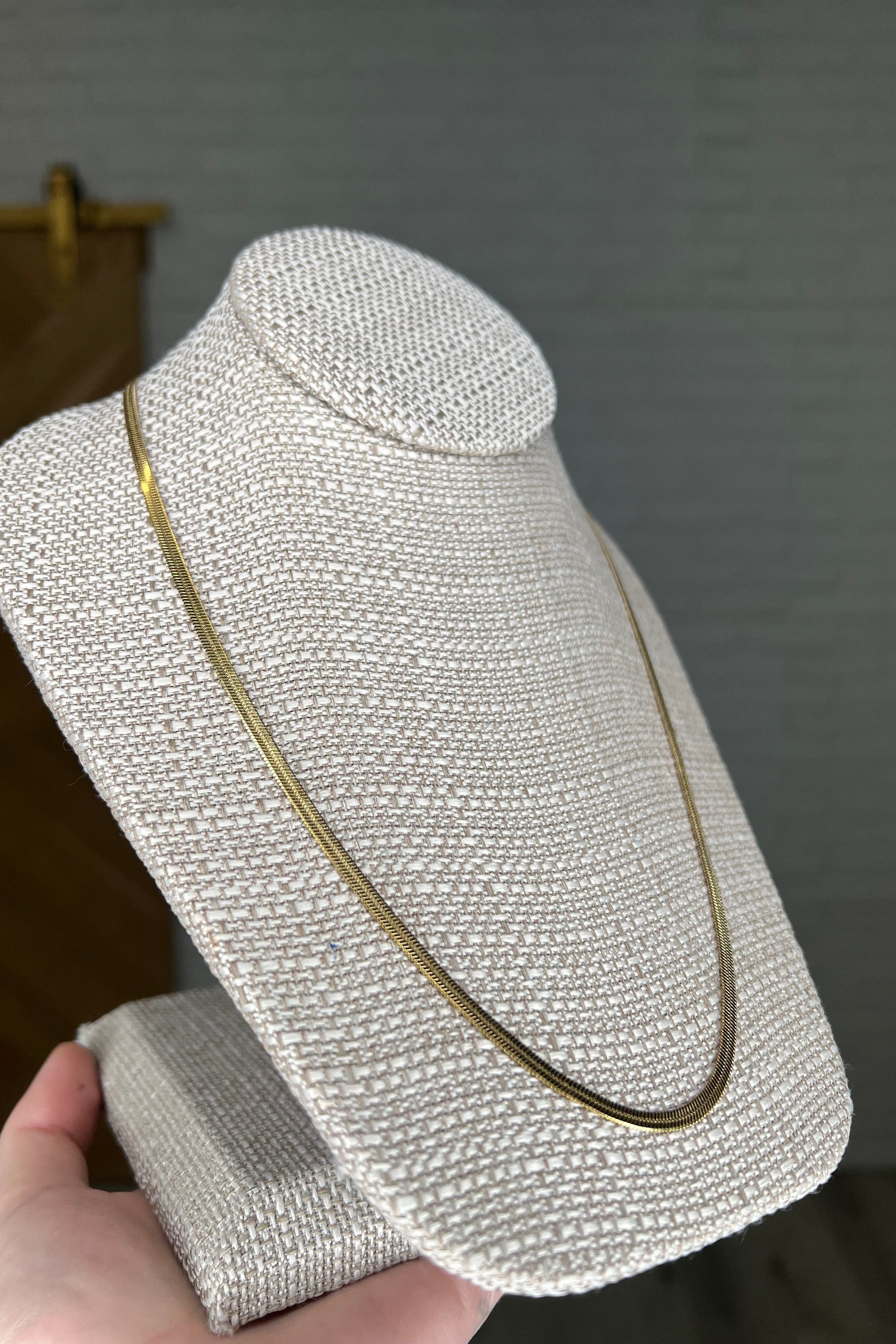 Sheer Perfection Snake Chain Necklace Accessories Ave Shops- Tilden Co.