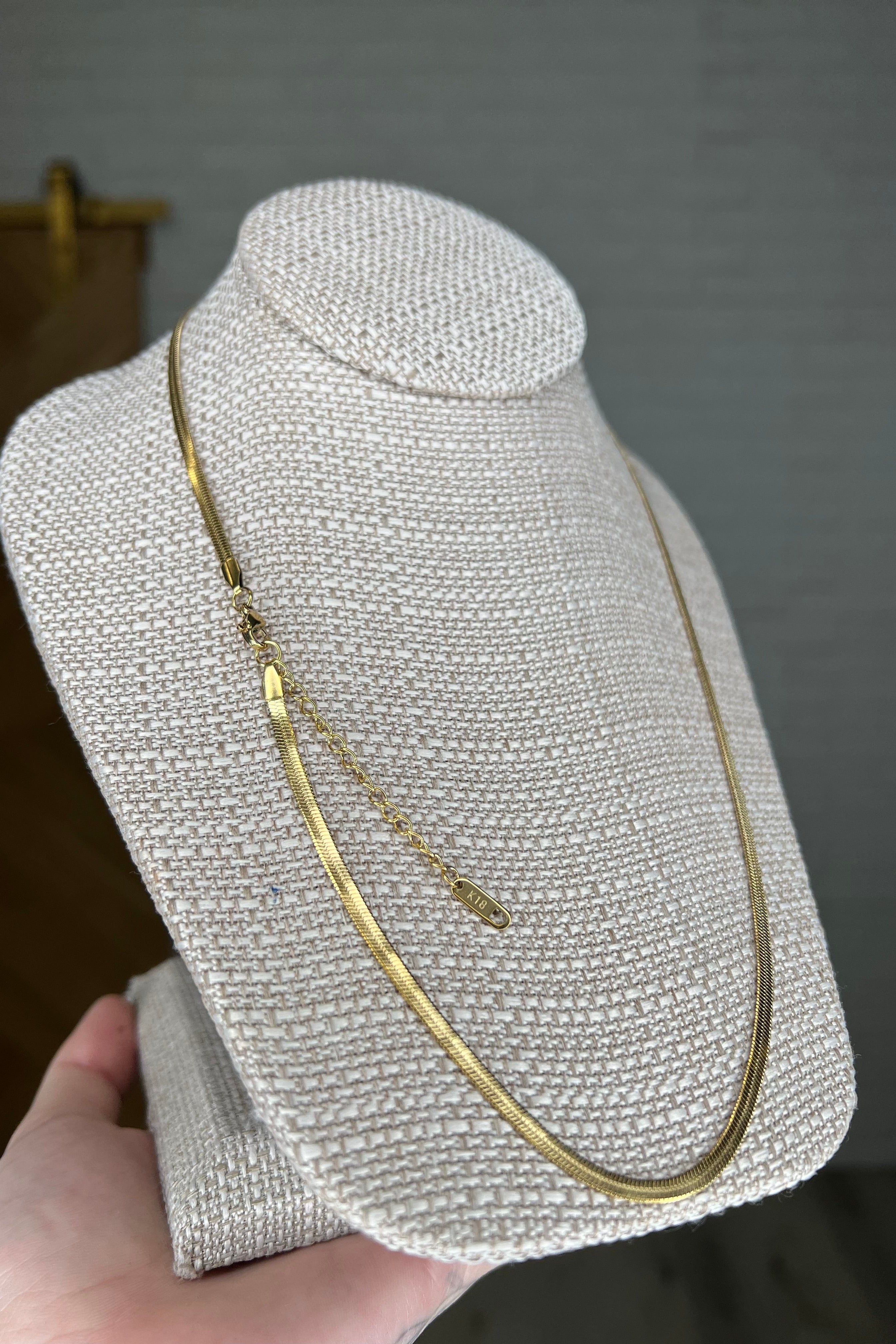 Sheer Perfection Snake Chain Necklace Accessories Ave Shops- Tilden Co.