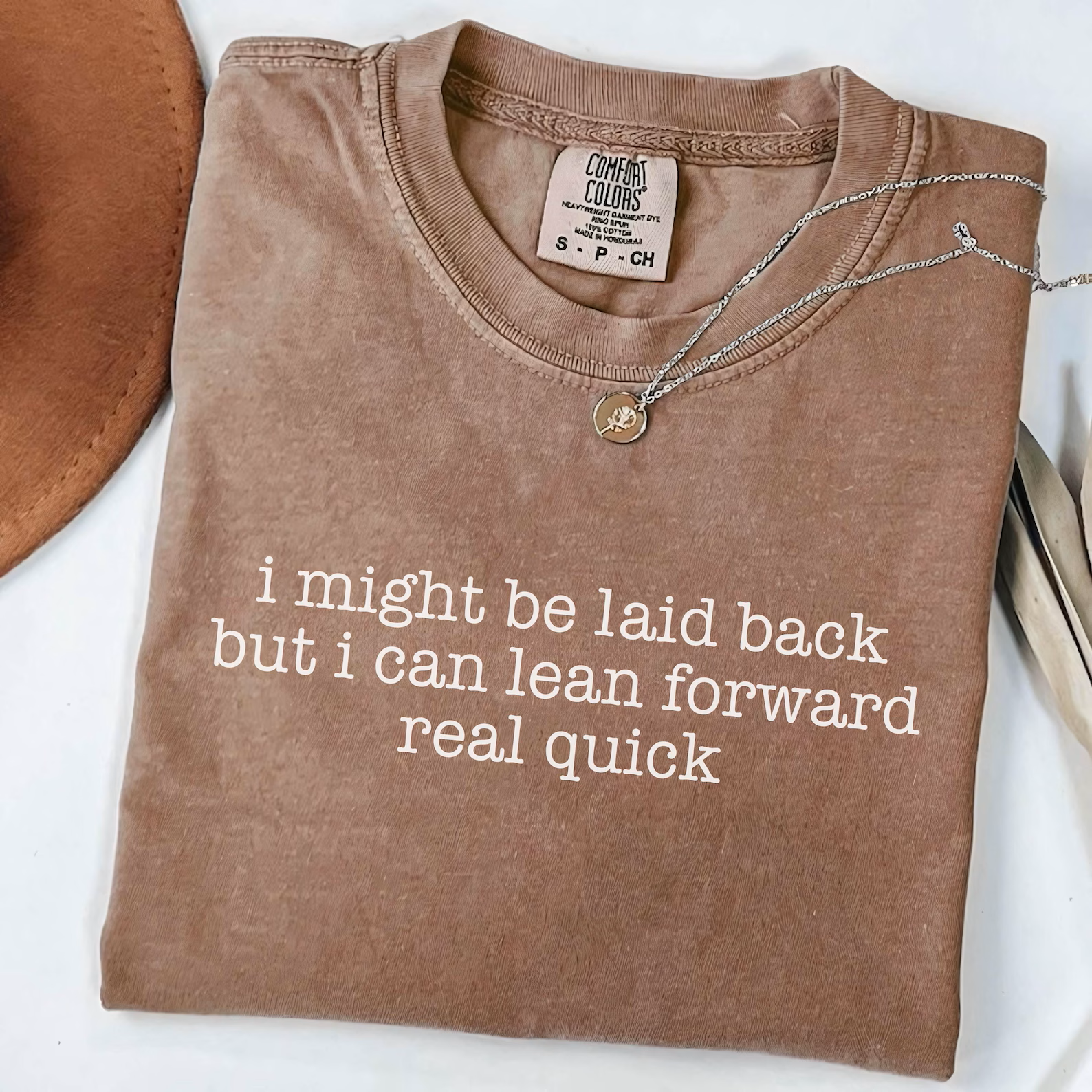 I Might Be Laid Back Graphic Tee Womens Ave Shops- Tilden Co.