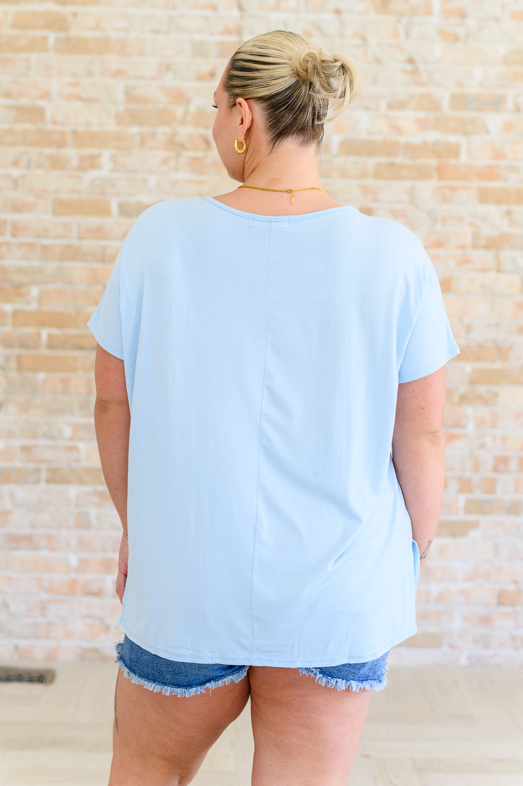 I'll Fly Away Round Neck Relaxed Top Tops Ave Shops- Tilden Co.