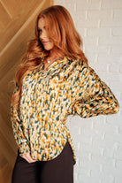 In the Willows Button Up Blouse Blouses Ave Shops- Tilden Co.