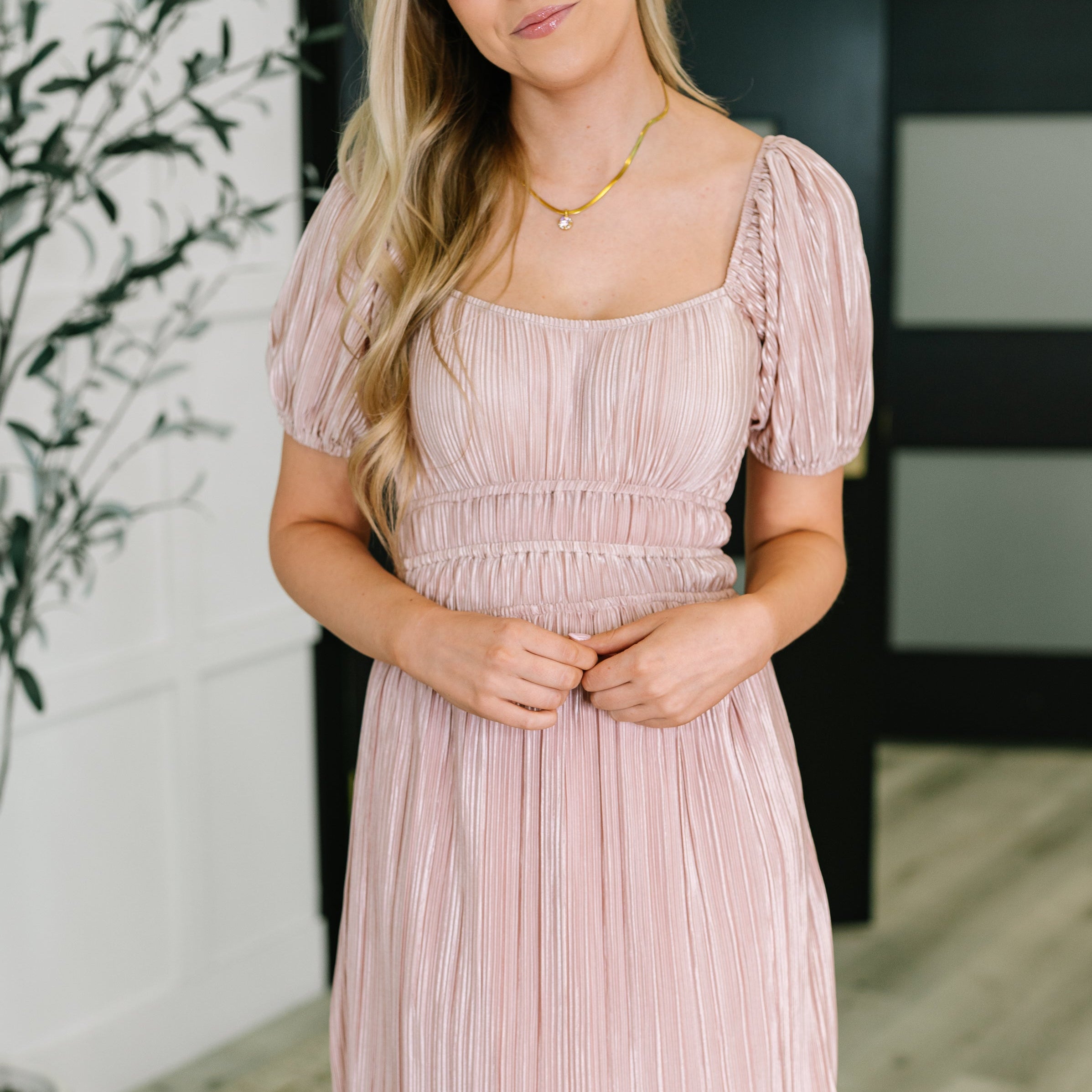 It's For the Aesthetic Balloon Sleeve Dress Dresses Ave Shops- Tilden Co.