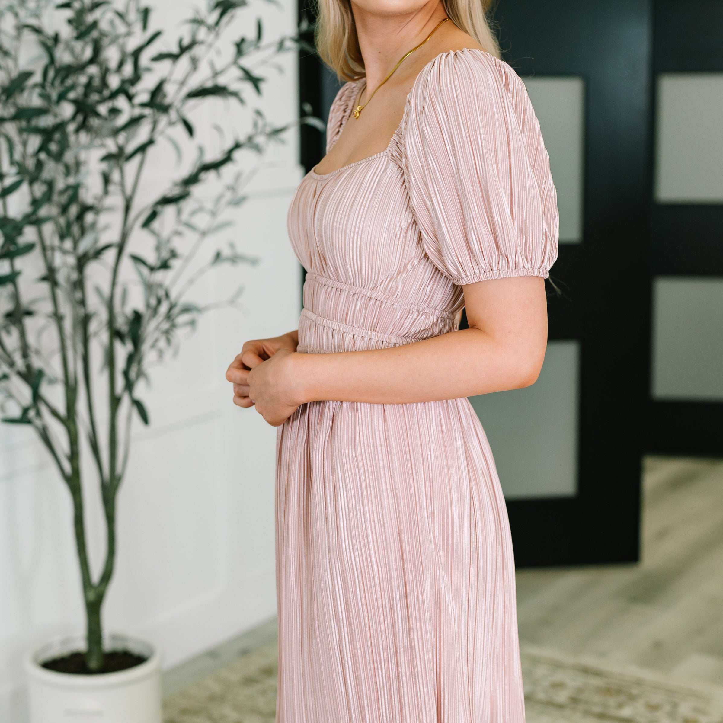 It's For the Aesthetic Balloon Sleeve Dress Dresses Ave Shops- Tilden Co.