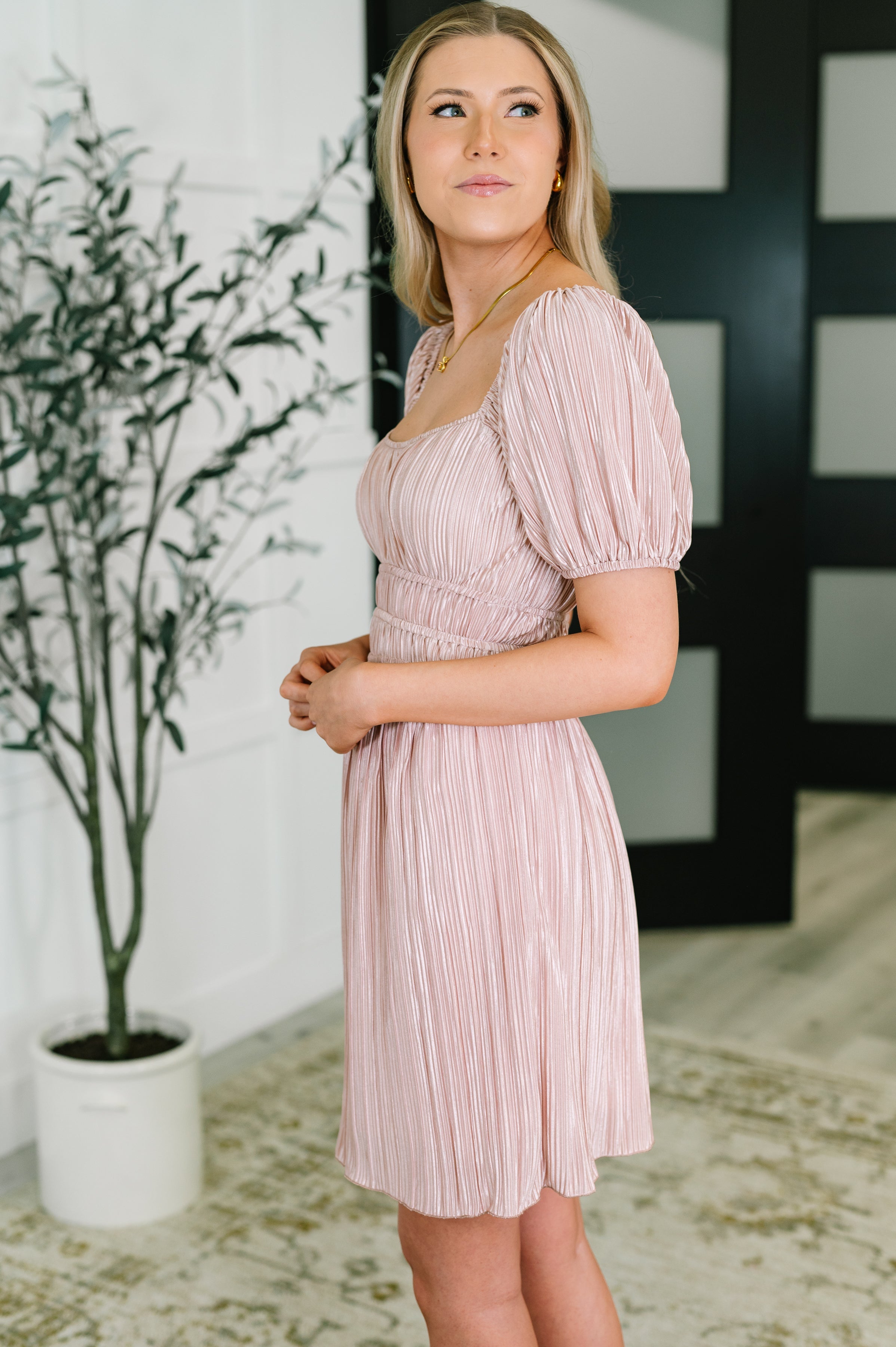 It's For the Aesthetic Balloon Sleeve Dress Dresses Ave Shops- Tilden Co.