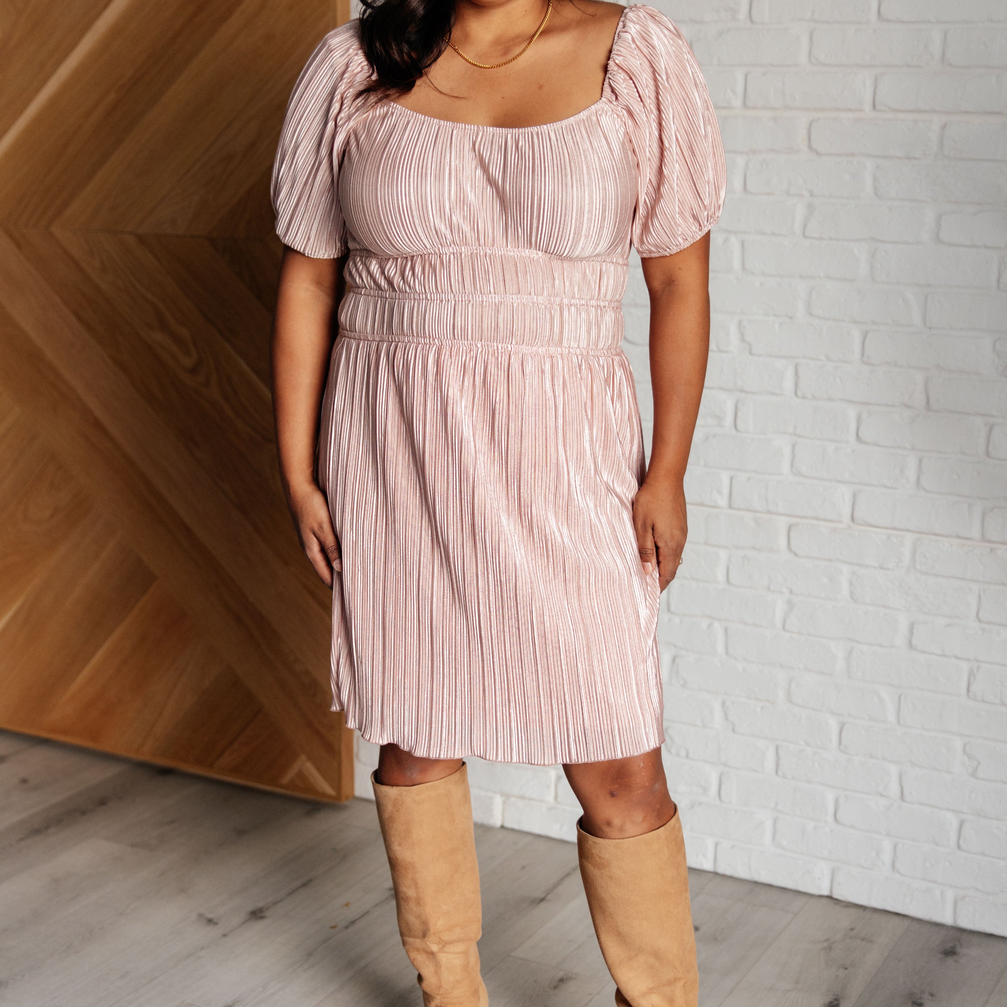 It's For the Aesthetic Balloon Sleeve Dress Dresses Ave Shops- Tilden Co.