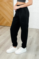 Jog and Snog Joggers in Black Womens Ave Shops- Tilden Co.