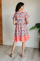 Journey On Mixed Print Dress Dresses Ave Shops- Tilden Co.