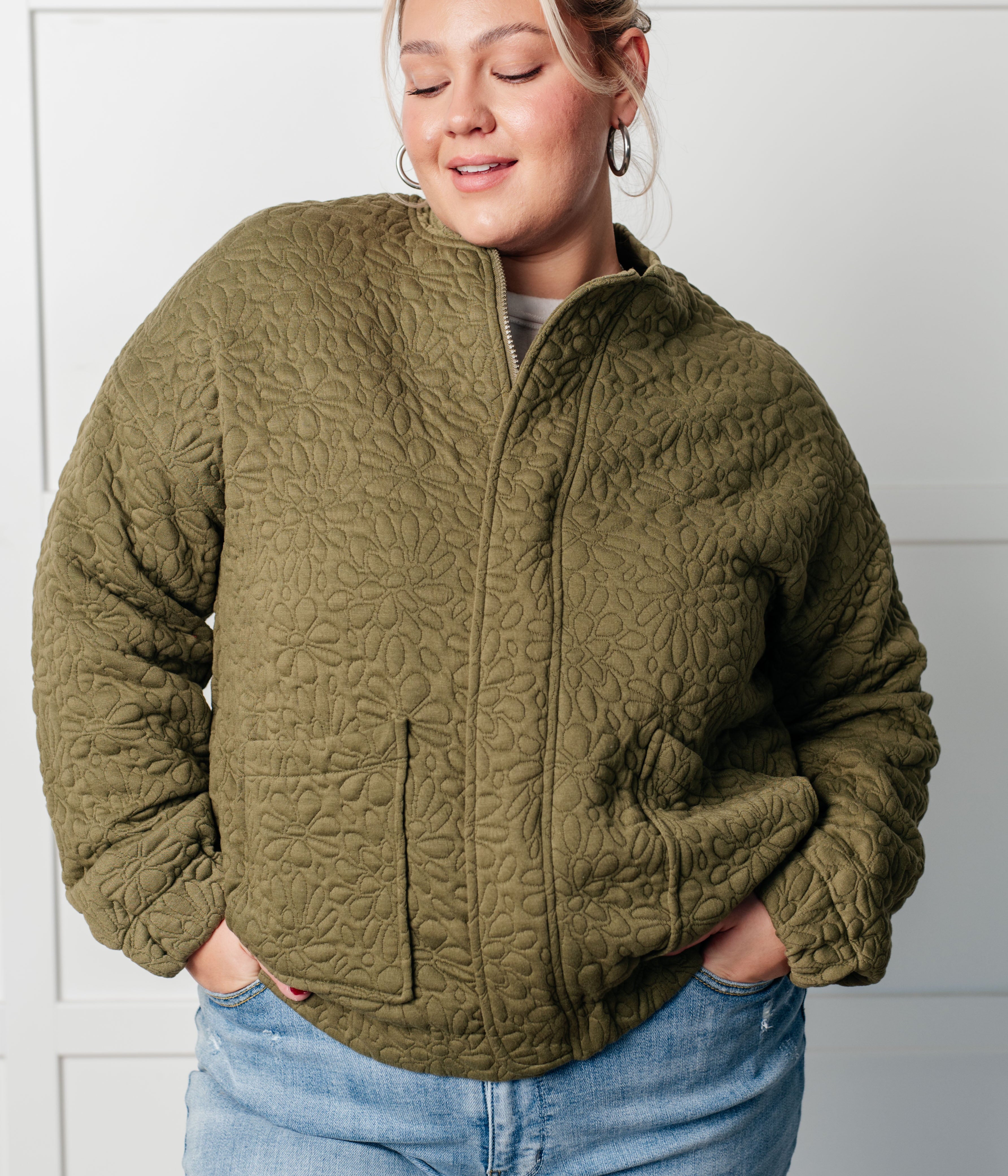 Jungle Explorer Quilted Zip Up Jacket Layers Ave Shops- Tilden Co.