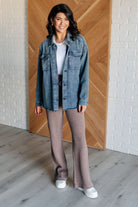 Just In Case Mineral Wash Shacket Layers Ave Shops- Tilden Co.