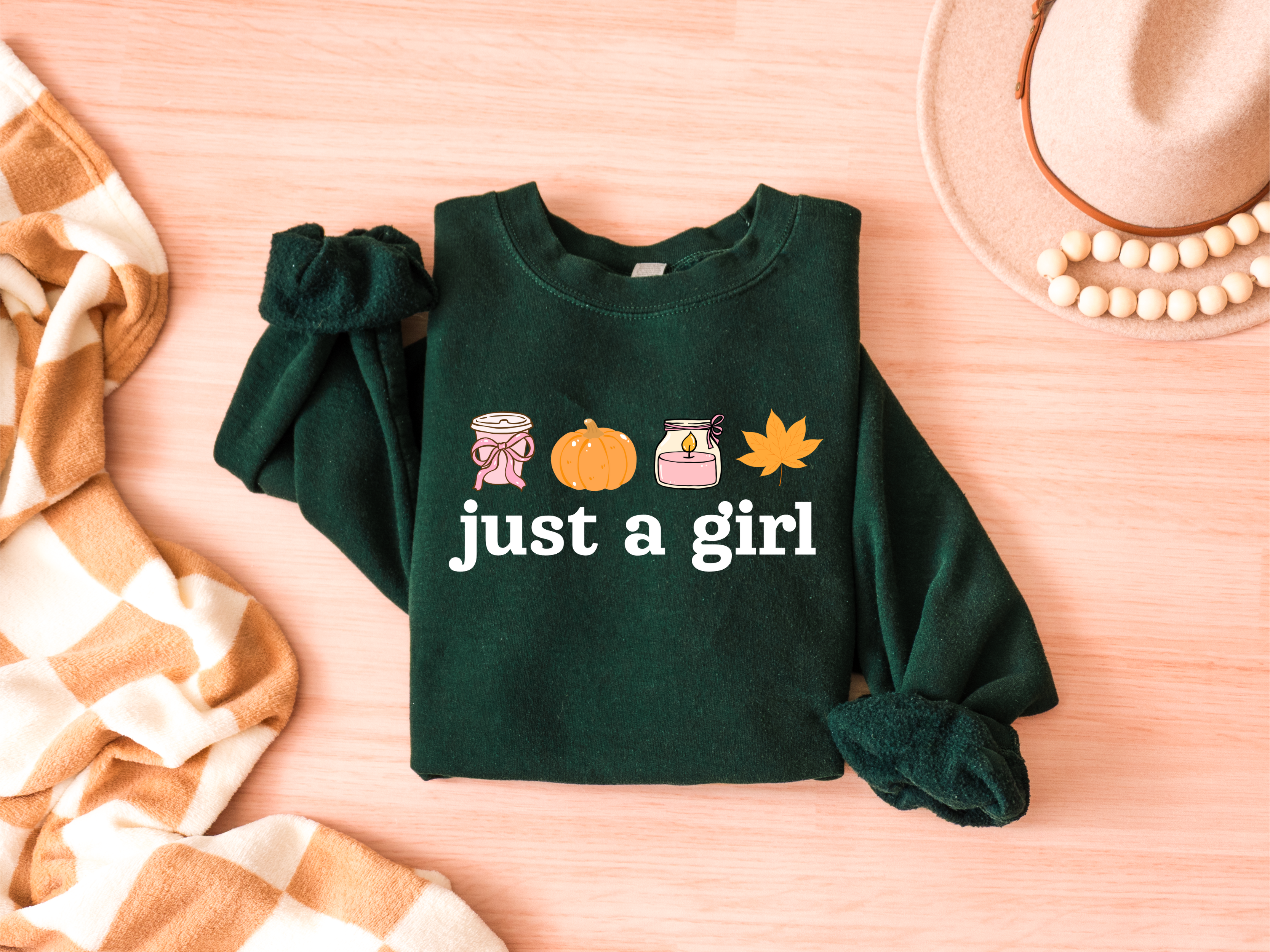 Just a Girl Graphic Tee and Sweatshirt Womens Ave Shops- Tilden Co.